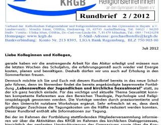 Rundbrief steht ab 2013 vor großen Veränderungen